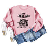 THE SANDERSON WITCH Bottoming Crew Neck Womens Long Sleeve Shirt Plus Size Sweater