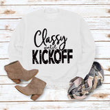 Classy Until Printed Loose Tops Long Sleeve Loose Sweatshirt