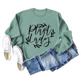 Plain Lady Fashion Women's Round Neck Printed Bottomed Long Sleeved Shirt Large Sweater
