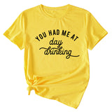 Tu m'as eu le jour T-shirt ample décontracté à manches courtes