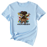 SOCIALWORKERLIFE Funny Pattern New Round Neck Short Sleeve T-Shirt