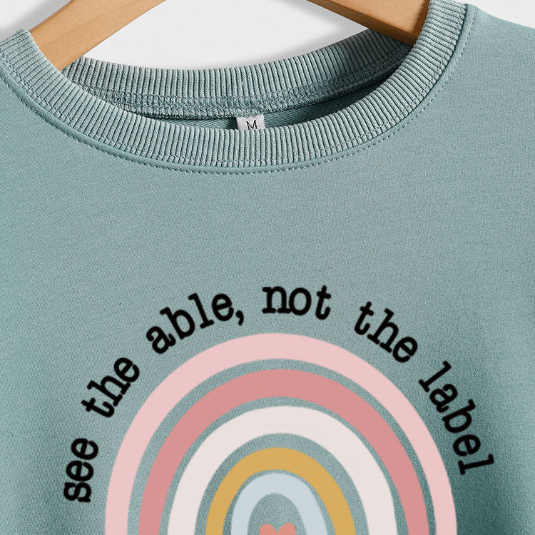 Siehe The Able Not The Label Damenpullover