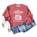 THE SANDERSON WITCH Bottoming Crew Neck Womens Long Sleeve Shirt Plus Size Sweater