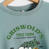 GRISWOLD'S TREE FARM Letter Christmas Loose Sweater Long Sleeve Woman