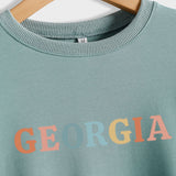 GEORGIA lettre à la mode en vrac femmes à manches longues col rond pull femmes
