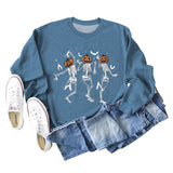 Spot Round Neck Womens Bottoming Shirt Halloween Sweater