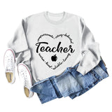 Compassionate Caring Fashion Round Neck Loose Long Sleeve Round Neck Sweater