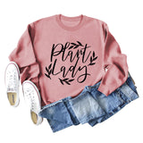 Plain Lady Fashion Women's Round Neck Printed Bottomed Long Sleeved Shirt Large Sweater