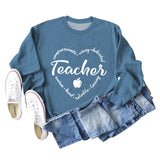 Compassionate Caring Fashion Round Neck Loose Long Sleeve Round Neck Sweater