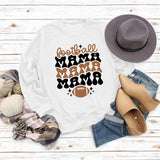 FOOTBALL MAMA Football Letter Printing Fashion Printing New Long Sleeve Sweater