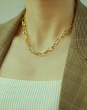 NEHZUS Style multicouche tempérament titane acier collier femmes mode bague Sexy clavicule chaîne cou chaîne vente en direct