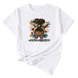 SOCIALWORKERLIFE Funny Pattern New Round Neck Short Sleeve T-Shirt