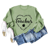 Compassionate Caring Fashion Round Neck Loose Long Sleeve Round Neck Sweater