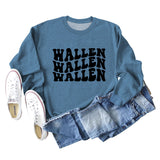 Wallen Autumn and Winter Fashion Bottoming Loose Long Sleeve Large Round Neck Sweater