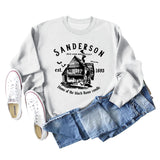 SANDERSON BED Letters Round Neck Bottoming Long-sleeved Women's Sweatshirt