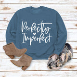 Perfectly Imperfect Monogrammed Women's Sweatshirt