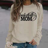 Spot Basketball Mom Long Sleeve Women's Sweatshirt