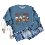 NIGHTMARE BEFORE CREW NECK LONGSLEEVE SWEATER
