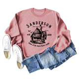 SANDERSON BED Letters Round Neck Bottoming Long-sleeved Women's Sweatshirt