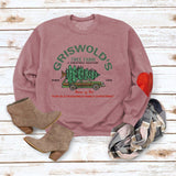 GRISWOLD'S Letter Print Arm Love Sweatshirt Top
