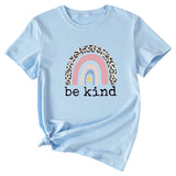 Lustiges T-Shirt mit Grafikdruck für Damen im Sommer, lässig, locker und kurzärmelig