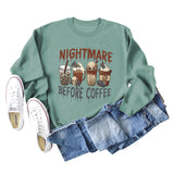 NIGHTMARE BEFORE CREW NECK LONGSLEEVE SWEATER