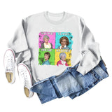 Savage Classy Bougie Loose Oversize Long-sleeved Printed Sweatshirt