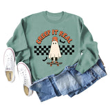 STOCK CREEP IT REAL GHOST BAT NEW CREWNECK LONG-SLEEVED PLUS-SIZE SWEATSHIRT