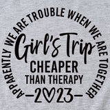 Girls' Travel Ratio Letter Round Neck Short Sleeve Loose Women's T-shirt
