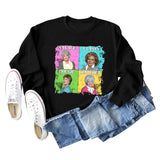 Savage Classy Bougie Loose Oversize Long-sleeved Printed Sweatshirt
