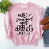 Being A Functional Round Neck Tops Long Sleeve Loose Sweatshirt