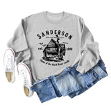 SANDERSON BED Letters Round Neck Bottoming Long-sleeved Women's Sweatshirt