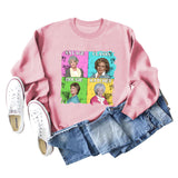 Savage Classy Bougie Loose Oversize Long-sleeved Printed Sweatshirt
