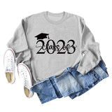 Class of 2023 Hat Letter Bottoming Long Sleeved Sweater for Women In Stock