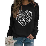 Round Neck Top Long Sleeve Sugar Oil Vanilla Sweater