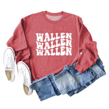 Wallen Autumn and Winter Fashion Bottoming Loose Long Sleeve Large Round Neck Sweater