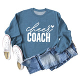 Love Heart Letters Loose Long-sleeved Round Neck Sweater