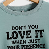 DON'T YOU LOVE IT WHEN Loose Long-sleeved Large Size Sweater Women