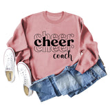Letters Loose Round Neck Womens Fall and Winter Long-sleeved Sweater