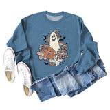 Loose Oversize Printed Long-sleeved Women's Sweatshirt