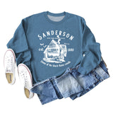 SANDERSON BED Letters Round Neck Bottoming Long-sleeved Women's Sweatshirt