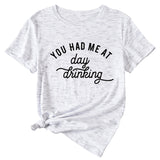 Tu m'as eu le jour T-shirt ample décontracté à manches courtes