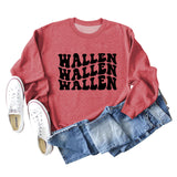 Wallen Autumn and Winter Fashion Bottoming Loose Long Sleeve Large Round Neck Sweater