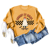 STOCK CREEP IT REAL GHOST BAT NEW CREWNECK LONG-SLEEVED PLUS-SIZE SWEATSHIRT
