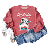 Coordinator of The Entire Letter Printing Fashion Long Sleeve Sweater