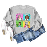 Savage Classy Bougie Loose Oversize Long-sleeved Printed Sweatshirt