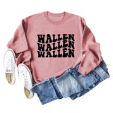 Wallen Autumn and Winter Fashion Bottoming Loose Long Sleeve Large Round Neck Sweater