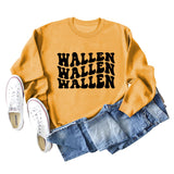 Wallen Autumn and Winter Fashion Bottoming Loose Long Sleeve Large Round Neck Sweater