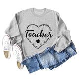 Compassionate Caring Fashion Round Neck Loose Long Sleeve Round Neck Sweater