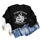 SANDERSON BED Letters Round Neck Bottoming Long-sleeved Women's Sweatshirt